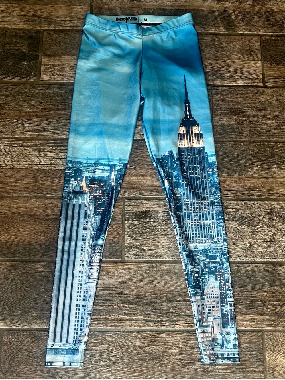 BlackMilk New York City Skyline cityscape print leggings M